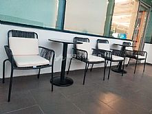 华阳国际工程设计广州分公司休闲平台――休闲桌椅的应用